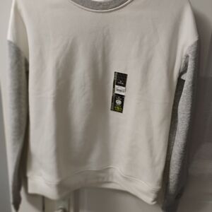 White and Gray Sweatshirt